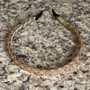 Gold Beaded Headband